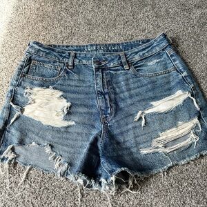 American Eagle Distressed Mom Shorts
